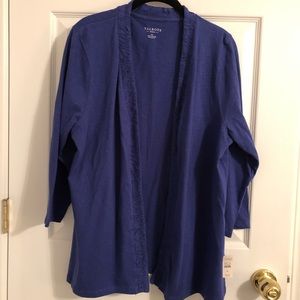 Talbots cardigan blue 2xl new with tags